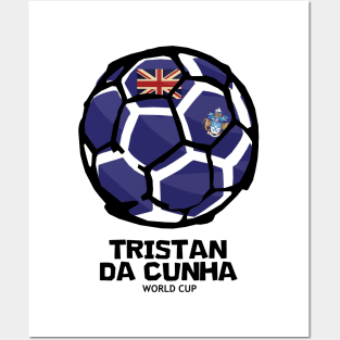 Tristan da Cunha Football Country Flag Posters and Art